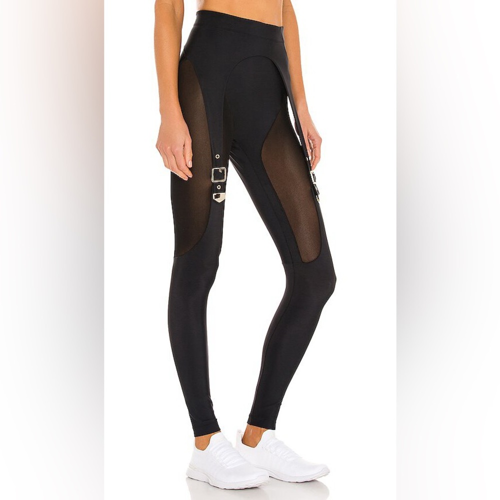 Adam Selman Sport Buckle Legging in Black